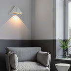 Modern Minimalist Triangle Cone Waterproof Aluminum Lens Frosted LED Outdoor Wall Sconce Lamp
