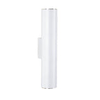 Modern Minimalist Round Aluminum Cylinder LED Wall Sconce Up Down Lighting for Bedroom Living Room Mainless Decor