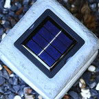 Waterproof Solar Simulation of Rock Lights Faux Stone LED Pathway Lamp Landscape Lighting for Garden and Yard