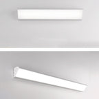 Lámpara de pared LED impermeable rectangular de aluminio industrial contemporánea para patio exterior