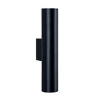 Modern Minimalist Round Aluminum Cylinder LED Wall Sconce Up Down Lighting for Bedroom Living Room Mainless Decor