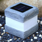 Waterproof Solar Simulation of Rock Lights Faux Stone LED Pathway Lamp Landscape Lighting for Garden and Yard