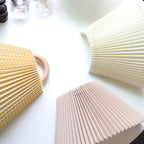 Japandi Solid Wood Wall Sconce Pleated Fabric Plug-In Bedside Reading Lamp for Bedroom and Living Room