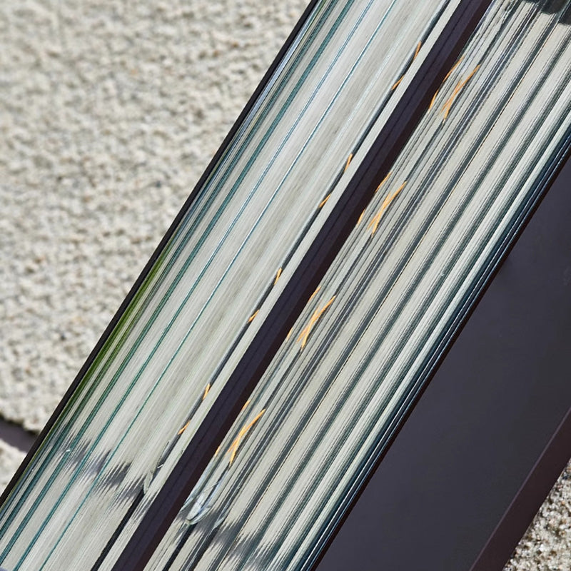 Lámpara de pared de 1 luz cilíndrica de vidrio y aluminio impermeable, estilo retro contemporáneo para jardín