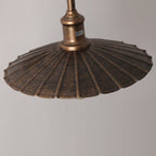 Lámpara de pared moderna minimalista, impermeable, redonda, plisada, con pétalos, de hierro, de 1 luz, para patio exterior