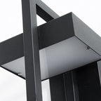 Architectural Geometric LED Outdoor Wall Sconce Waterproof Stainless Steel Exterior Porch Light for Modern Front Door and Patio