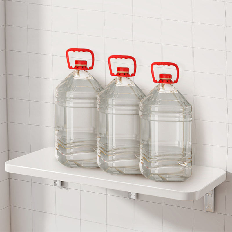 Mesa de bar plegable rectangular de metal de acero con bandeja para cocina, diseño moderno y minimalista
