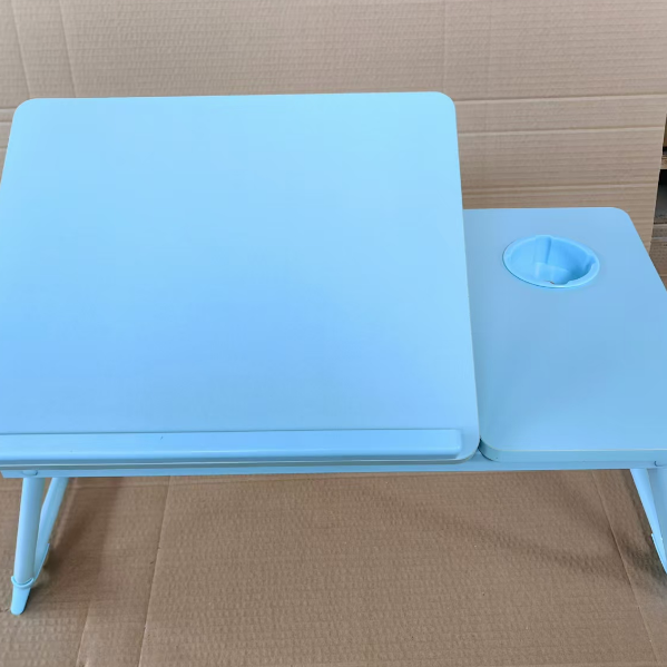 Escritorios rectangulares contemporáneos nórdicos de acero al carbono y MDF, plegables, con ángulo ajustable y 2 bandejas para estudio