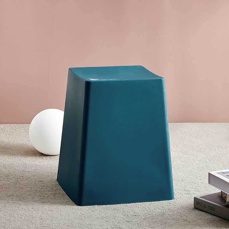 Contemporary PP Trapezoidal Stool - Stackable, Backless for Dining Room