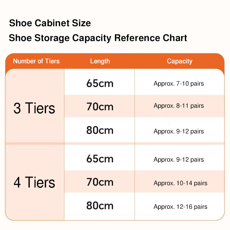 Modern Minimalist Steel Slim Rectangular Shoe Storage With Flip Drawers 3/4 Tier For Entryway