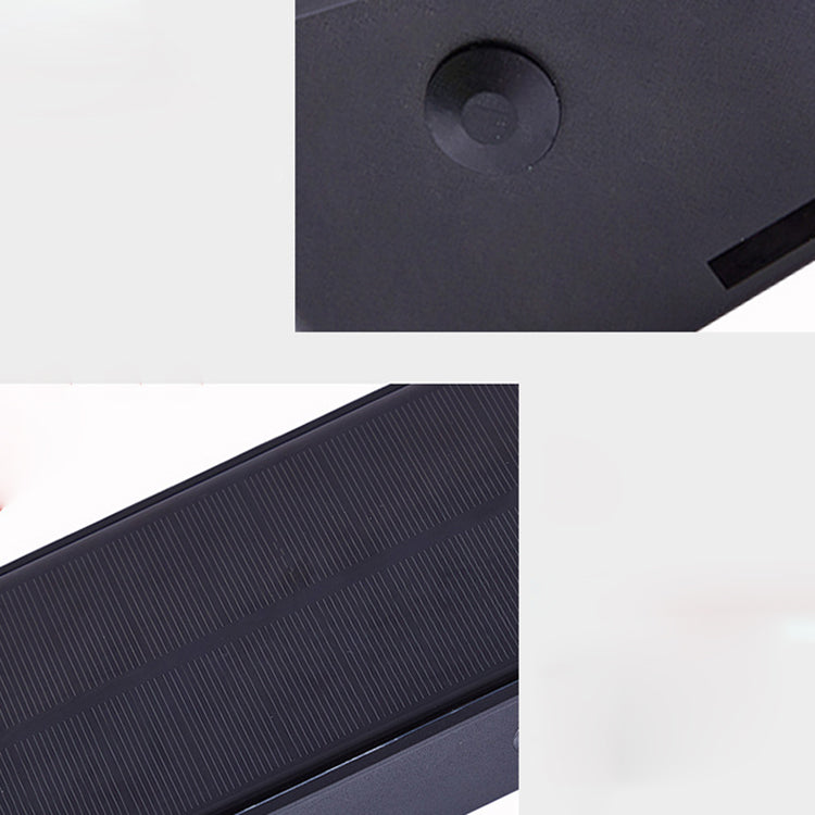 Lámpara de pared LED rectangular moderna minimalista solar impermeable de ABS para exteriores para jardín
