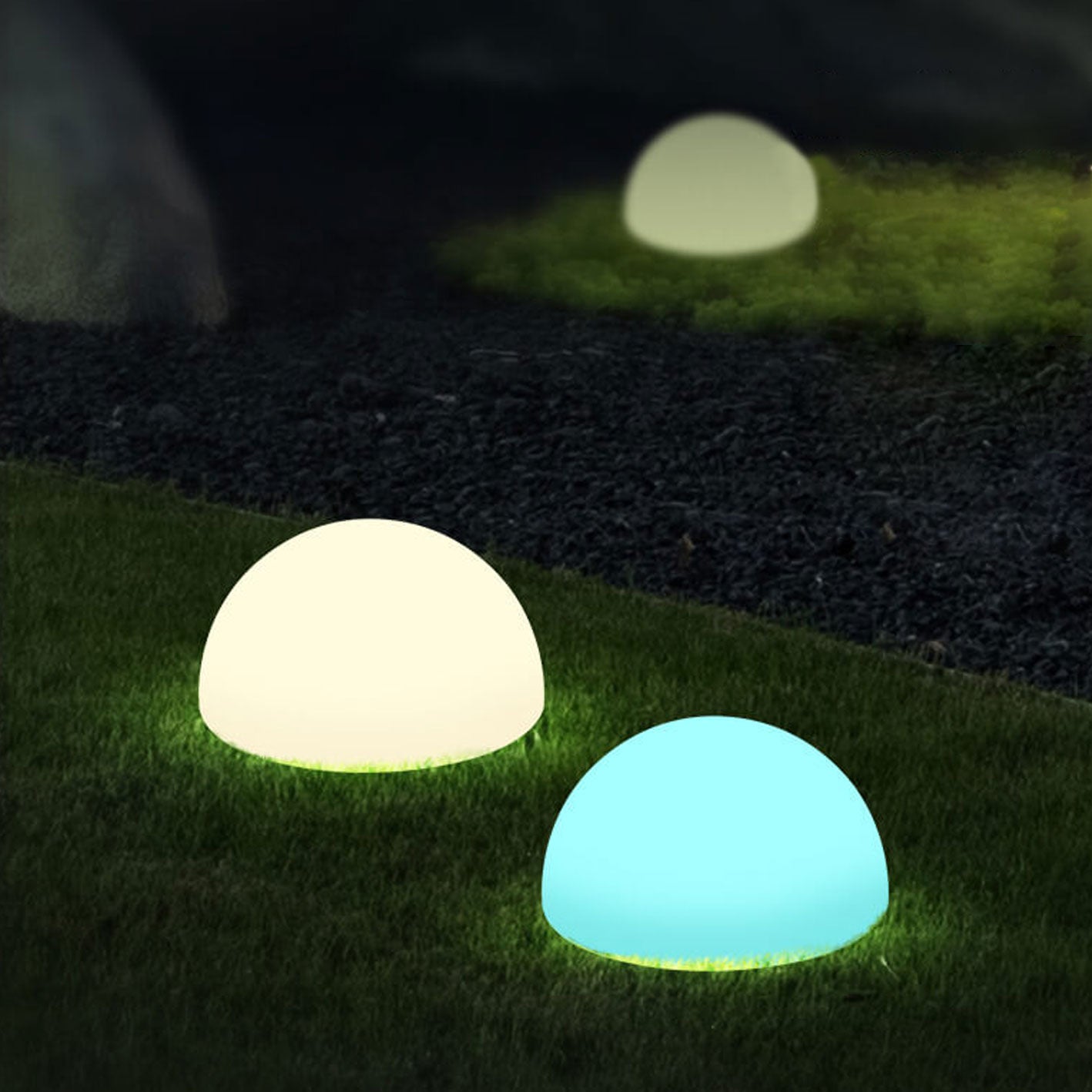 Waterproof Solar LED Globe Light Outdoor Sphere Lamp for Modern Garden and Landscape Decor
