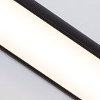 Lámpara de pared LED impermeable rectangular de aluminio industrial contemporánea para patio exterior