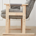 Sillón reclinable de lujo moderno de terciopelo y algodón con reposabrazos y respaldo ajustables para sala de estar