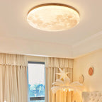 Celestial Moon Ceiling Light Dimmable Zen Lamp for Yoga Studio, Meditation Room and Living Room
