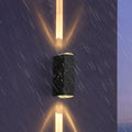Modern Minimalist Aluminum Rectangular LED Outdoor Wall Sconce Light Fixture Waterproof IP65 for Patio Porch Garden Front Door Commercial Wholesale