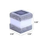 Waterproof Solar Simulation of Rock Lights Faux Stone LED Pathway Lamp Landscape Lighting for Garden and Yard