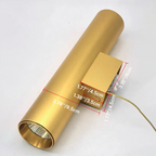 Modern Minimalist Round Aluminum Cylinder LED Wall Sconce Up Down Lighting for Bedroom Living Room Mainless Decor