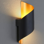 Modern Outdoor Aluminum Bending Column LED Waterproof Wall Sconce Lamp