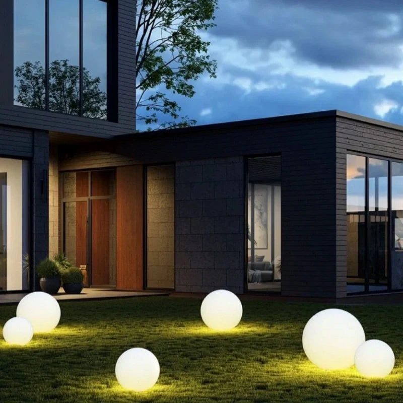 Globo de luz solar LED impermeable con cambio de color RGB para exteriores con control remoto, inalámbrico, para jardín y piscina