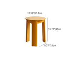 Taburete Bajo Moderno Creativo con Base de Plástico ABS Redonda-Rectangular-Triangular – Acento para Sala de Estar