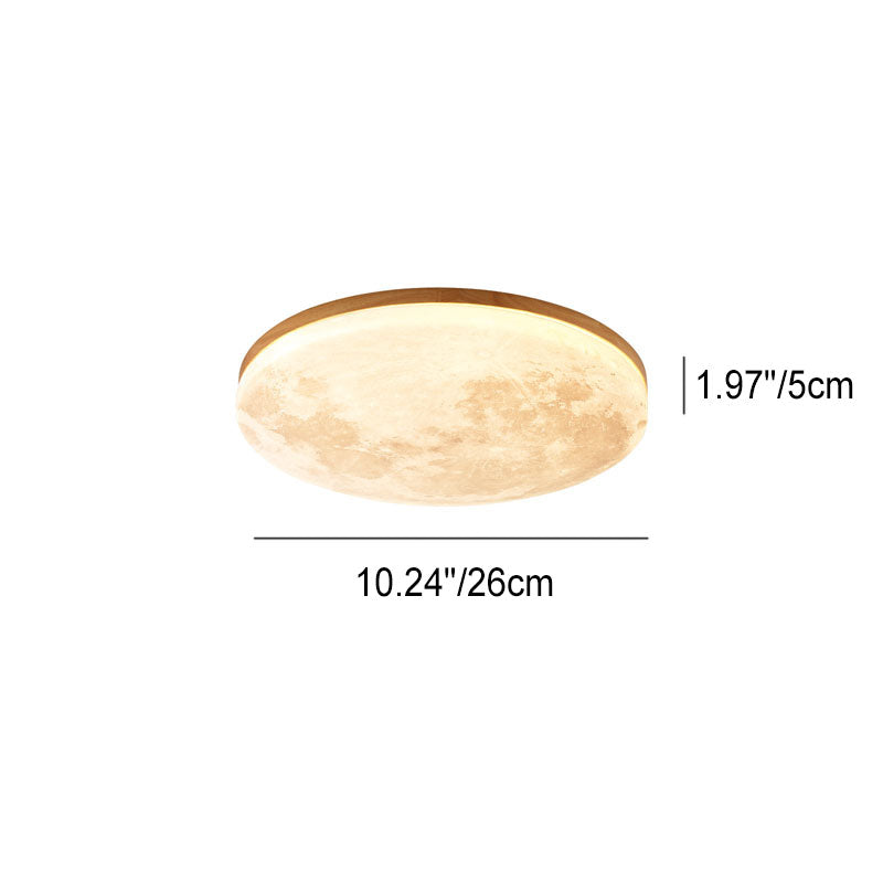 Celestial Moon Ceiling Light Dimmable Zen Lamp for Yoga Studio, Meditation Room and Living Room