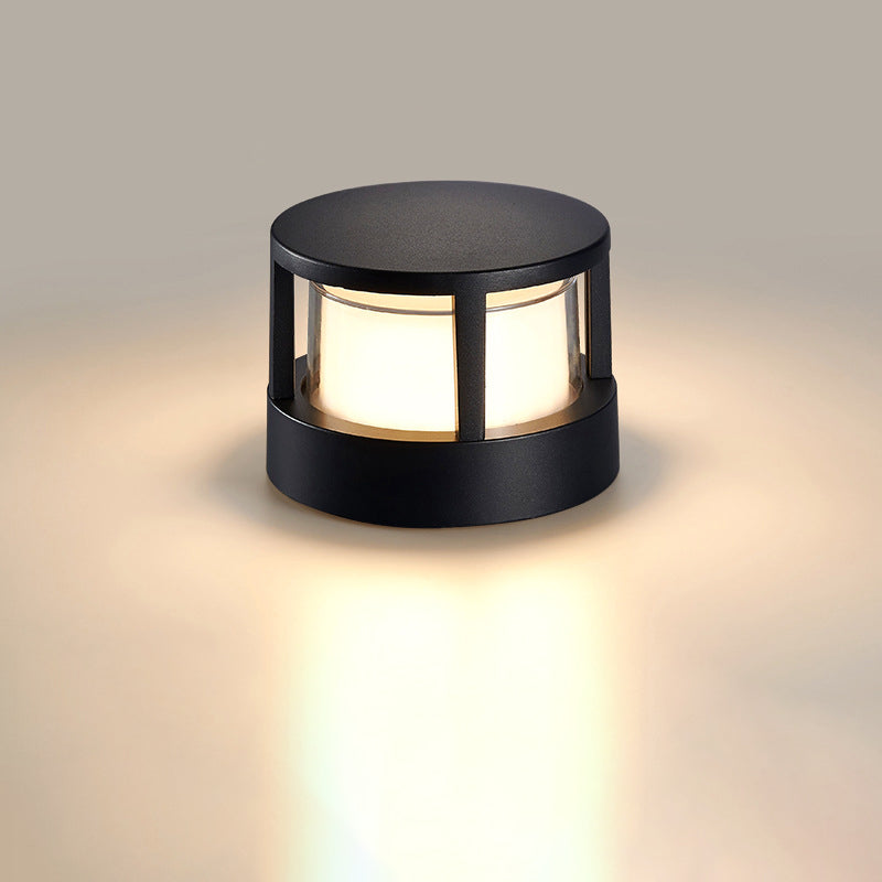 Heavy-Duty Industrial Aluminum Cylinder LED Bollard Landscape Light Waterproof IP65 for Outdoor Garden Pathway Driveway Yard Commercial Wholesale