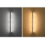 Modern Long Acrylic Solar LED Waterproof Outdoor Garden Wall Light