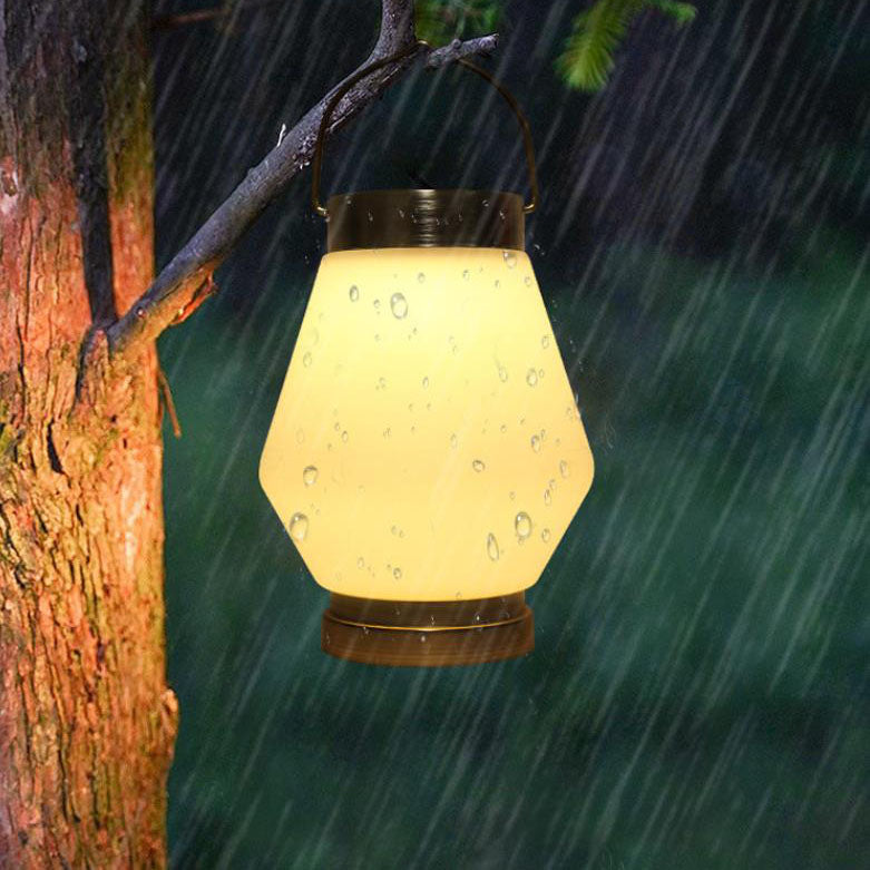 Portable Solar LED Camping Lantern Rechargeable Outdoor Tent Light for Hiking, Survival and Emergencies