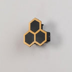 Contemporary Creative Waterproof Aluminum Honeycomb Shape PC Lens LED Wall Sconce Lamp For Outdoor Patio