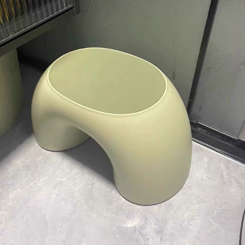 Contemporary Creative PP Rainbow Shape Macarons Footstool Backless Armless For Living Room