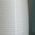 Lámpara de pie de columna minimalista nórdica de papel de arroz con 2 luces