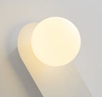 Nordic Minimalist Oval LED Wall Light Fixture Modern Glass Globe Sconce for Hallway Living Room Staircase Reading Decor Wholesale