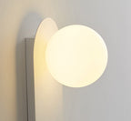 Nordic Minimalist Oval LED Wall Light Fixture Modern Glass Globe Sconce for Hallway Living Room Staircase Reading Decor Wholesale
