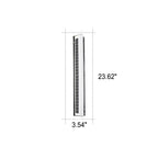 Modern Long Acrylic Solar LED Waterproof Outdoor Garden Wall Light