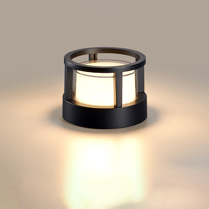 Heavy-Duty Industrial Aluminum Cylinder LED Bollard Landscape Light Waterproof IP65 for Outdoor Garden Pathway Driveway Yard Commercial Wholesale