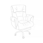 Reposapiés reclinable moderno minimalista ajustable – Tapicería cuadrada de tela, espuma acolchada, acero y aleación de aluminio – Hogar y oficina