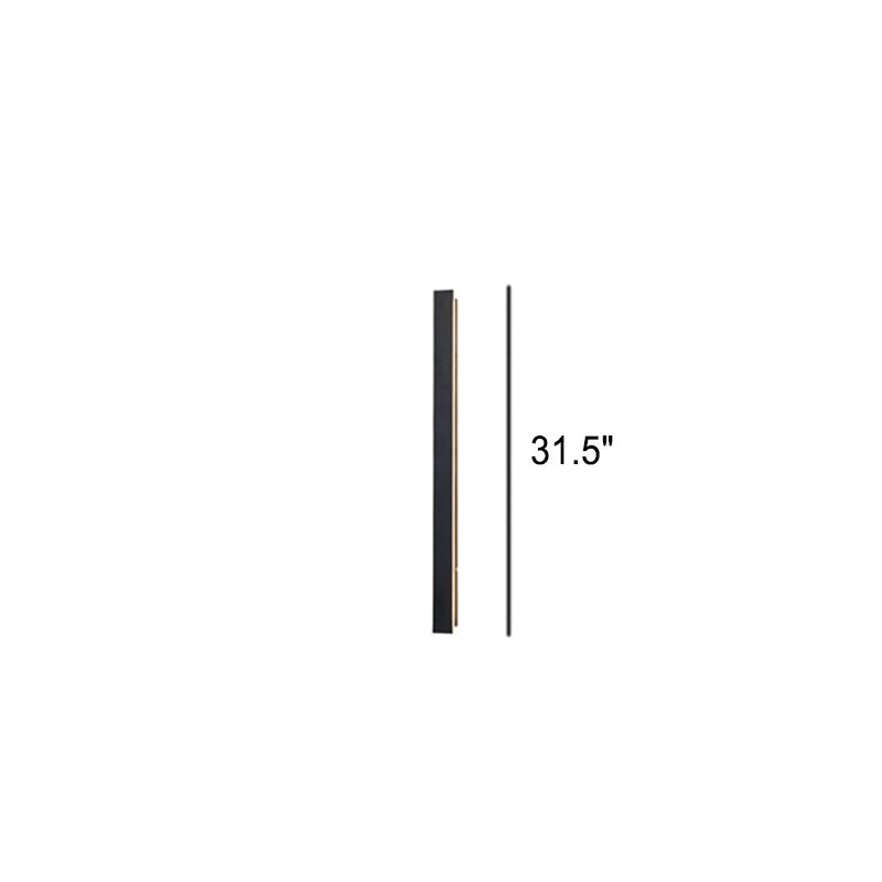 Lámpara de pared LED retro rectangular impermeable para exteriores