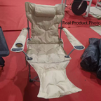 Modern Minimalist Foldable Rectangular Reclining Lounge Chair – Oxford Fabric, Carbon Steel Frame, Portable Outdoor Patio Chair