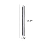 Modern Long Acrylic Solar LED Waterproof Outdoor Garden Wall Light