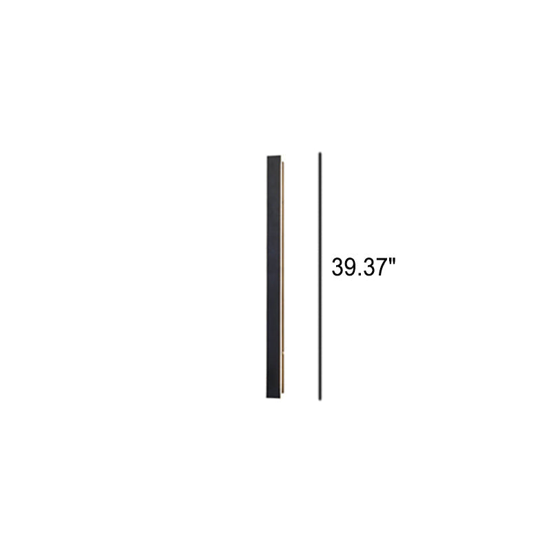 Lámpara de pared LED retro rectangular impermeable para exteriores