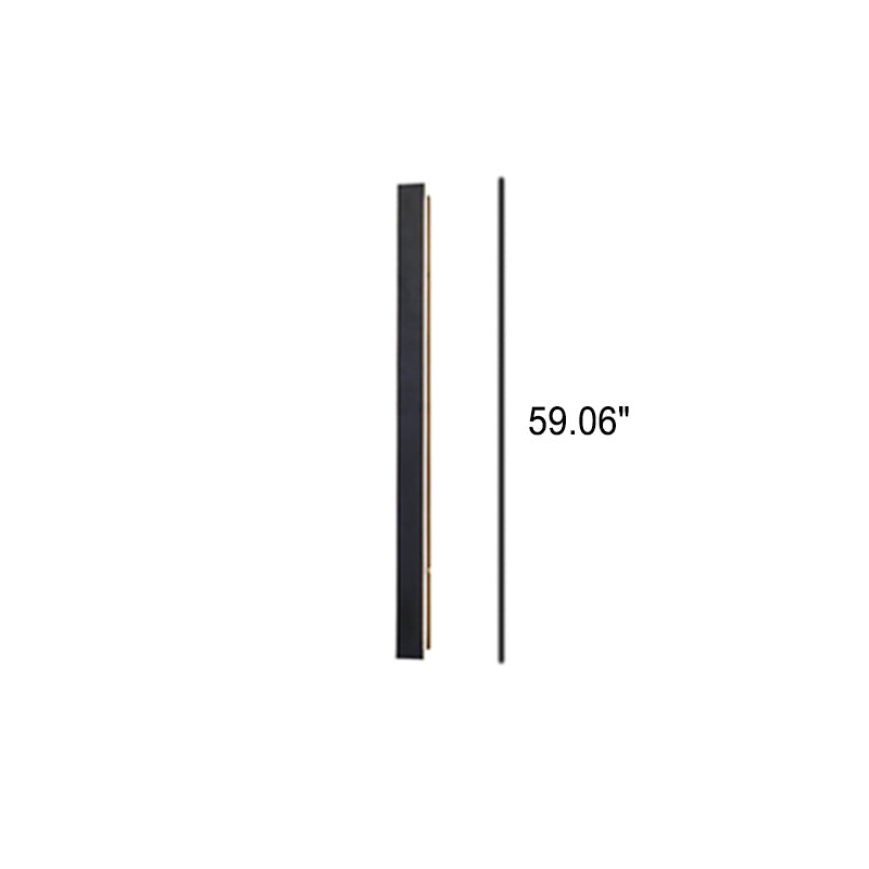 Lámpara de pared LED retro rectangular impermeable para exteriores