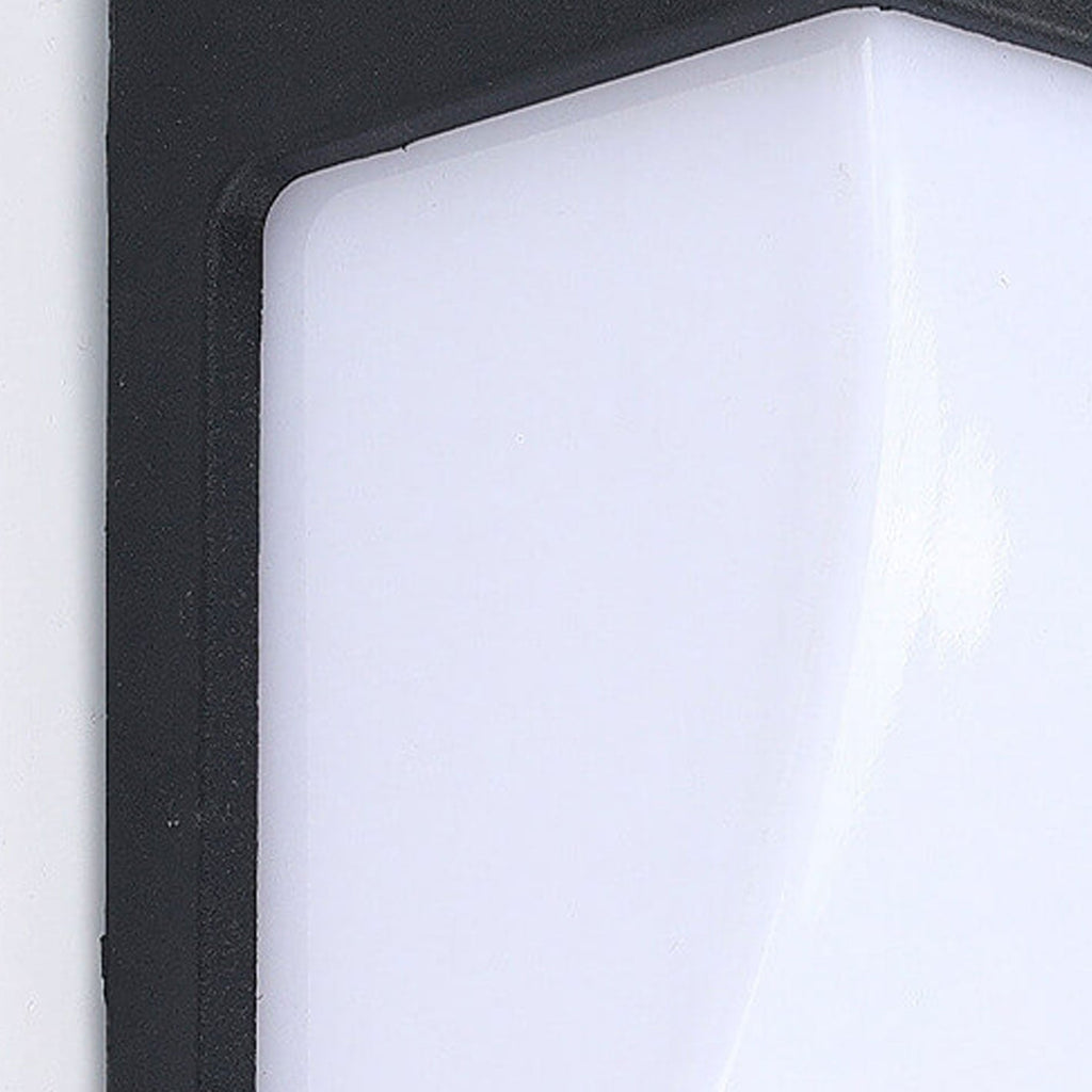 Modern Outdoor Curved Geometric Waterproof LED Wall Sconce Lamp