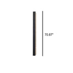 Lámpara de pared LED retro rectangular impermeable para exteriores