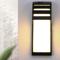 Modern Outdoor Curved Geometric Waterproof LED Wall Sconce Lamp