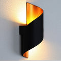 Modern Outdoor Aluminum Bending Column LED Waterproof Wall Sconce Lamp