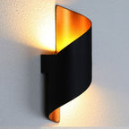 Modern Outdoor Aluminum Bending Column LED Waterproof Wall Sconce Lamp