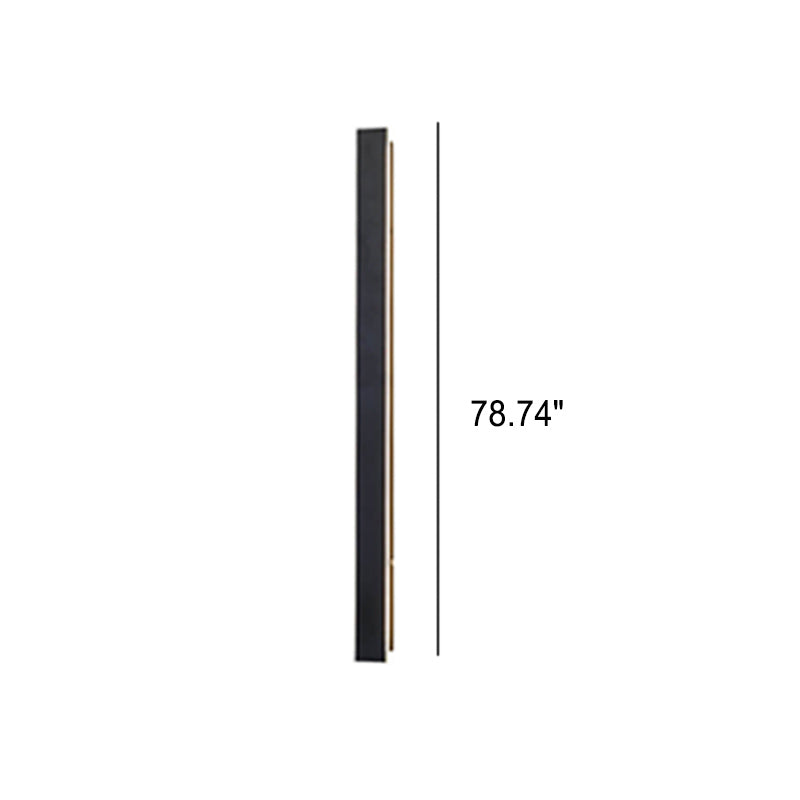 Lámpara de pared LED retro rectangular impermeable para exteriores