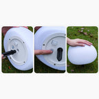 Waterproof Solar LED Globe Light Outdoor Sphere Lamp for Modern Garden and Landscape Decor