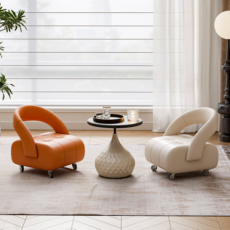 Sleek Modern Minimalist Faux Leather & Plywood Rectangular Low Stool with Backrest – Mobile Seating for Entryway & Living Room